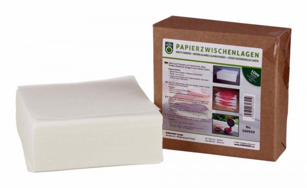 Papierzwischenlagen für Burger 1